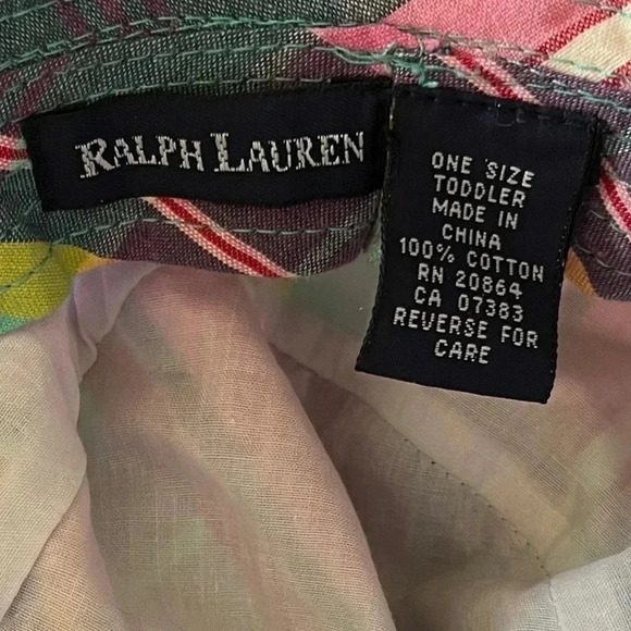 Ralph Lauren Kids Multicolor Plaid Bucket Hat - Picture 12 of 12